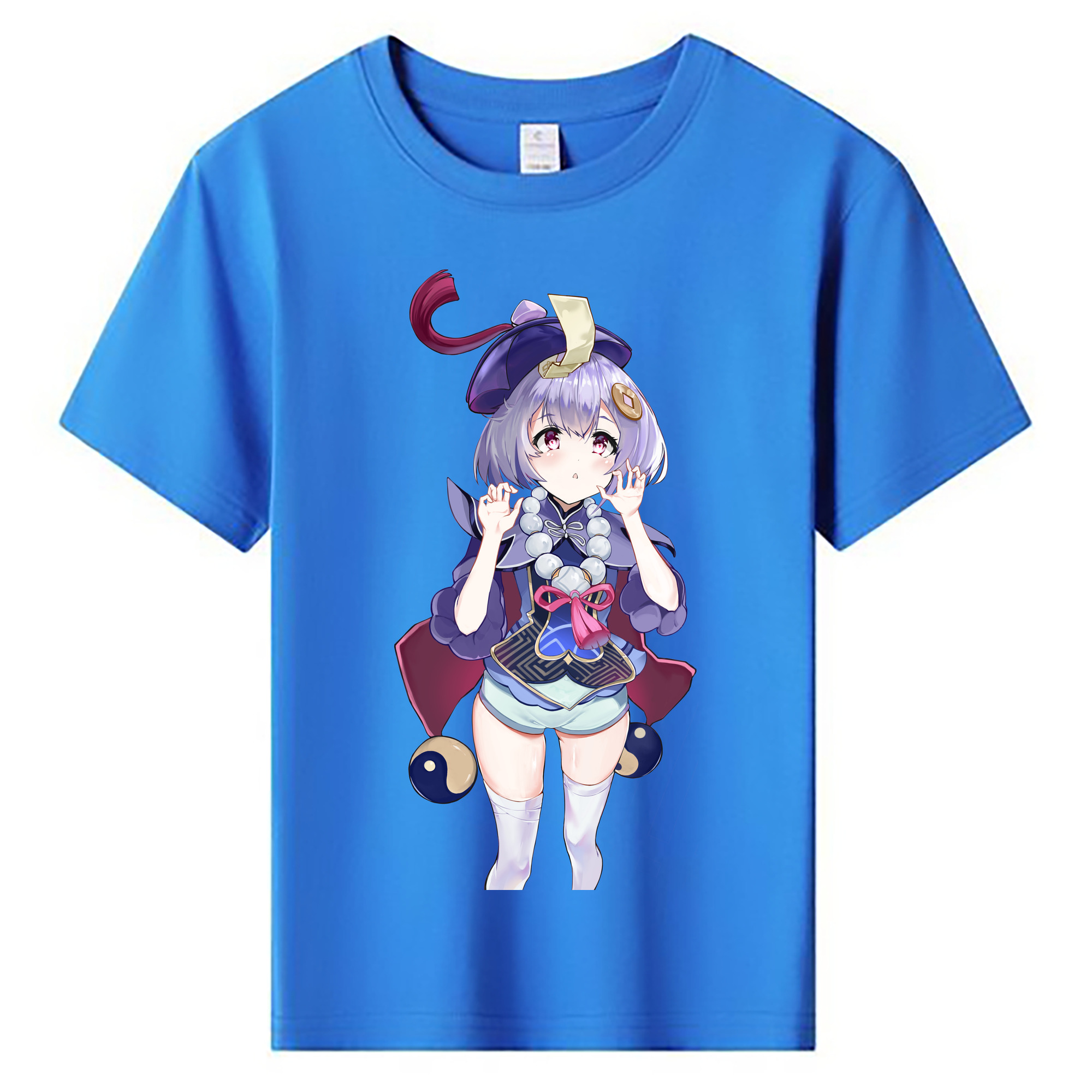 げんし神 七七 なな  genshin Nana 綿100％キッズTシャツ（フロントプリント）